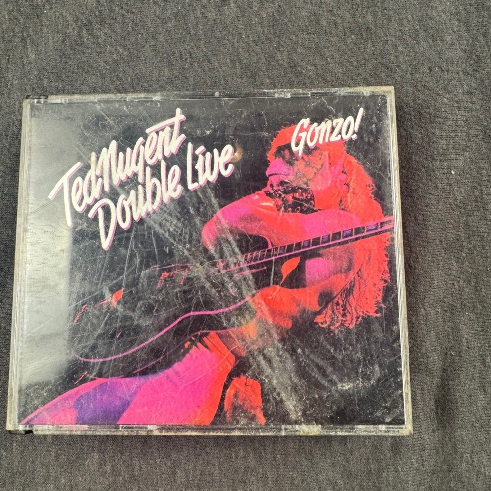 Ted Nugent Double Live Gonzo! 2-CD Set Epic Records Hard Rock Classic AAD